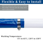 2-1/2 in x 25 ft Pool Backwash Hose Heavy Duty Drain Discharge Double PVC Lay flat General Purpose Vinyl Hose, Burst Resistant for Water Transfer Sump Pump Pool Filter (2.5in 25ft fiber reinforced)