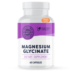 VIMERGY Magnesium Glycinate – Stress Support – Chelated to Avoid Tummy Upset*– Promotes Heart Health & Energy*– Kosher, Vegan Gluten-Free – 60 Caps