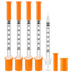 100 Pack 0.3ml/cc 31G 5/16Inch Syringes, Lab Syringes, Individual Package
