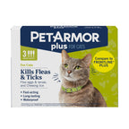 PetArmor Plus Flea & Tick Topical Cats 1.5 lbs+, 3-Month