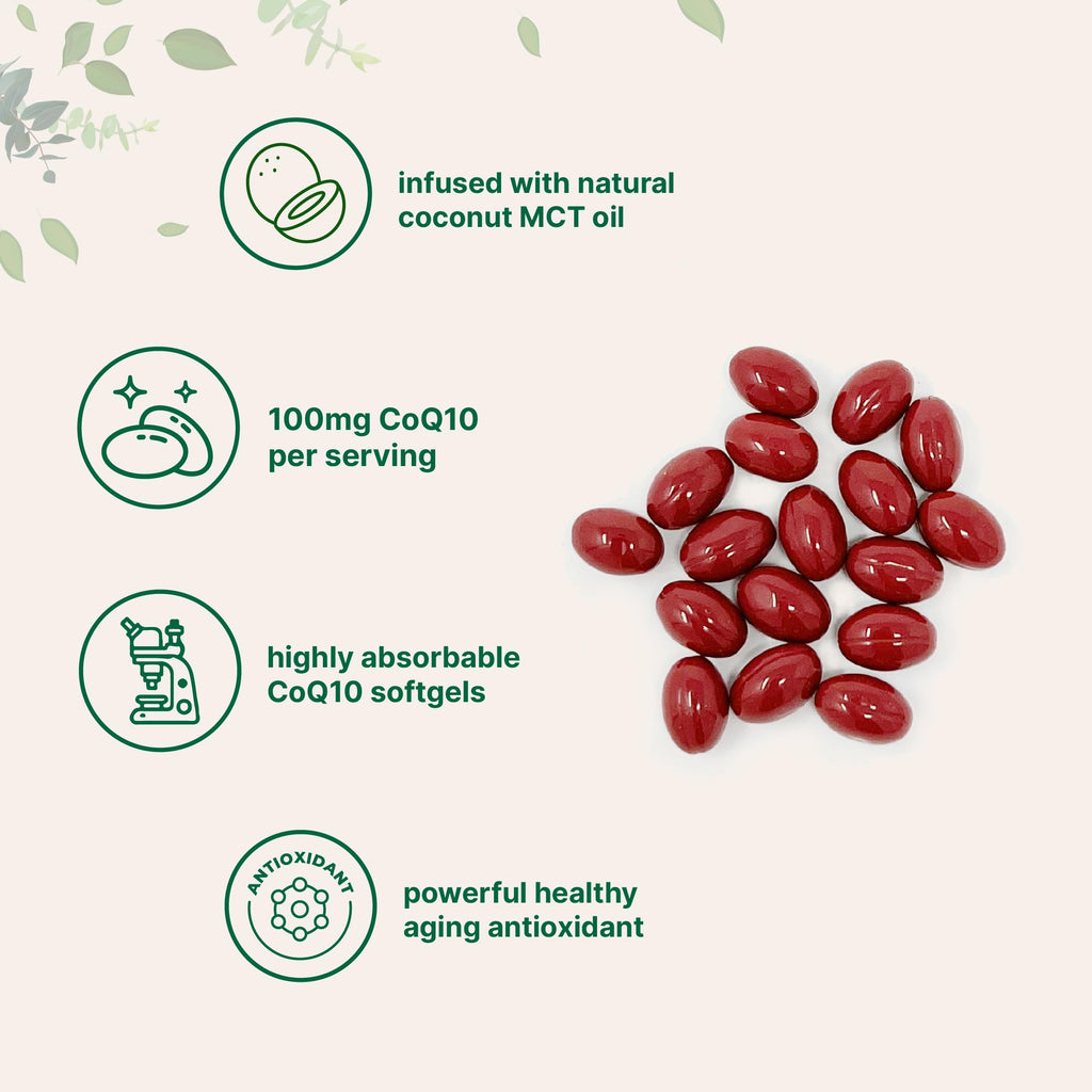 Micro Ingredients CoQ10 100mg Per Serving | 240 Softgels Made with Coconut MCT Oil | High Absorption Coenzyme Q10 as Ubiquinone | Non-GMO