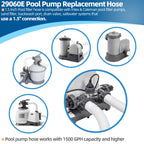 1.5" Pool Filter Pump Hose & Pool Hose Adapter Connector for Intex Coleman Above Ground Swimming Pool Sand Filter Pumps & Saltwater Systems Above Ground Pools Pump Parts