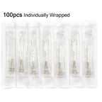 Garfily 100Pack 27 Gauge 1/2 inch Needles Luer Lock for Refilling Ink