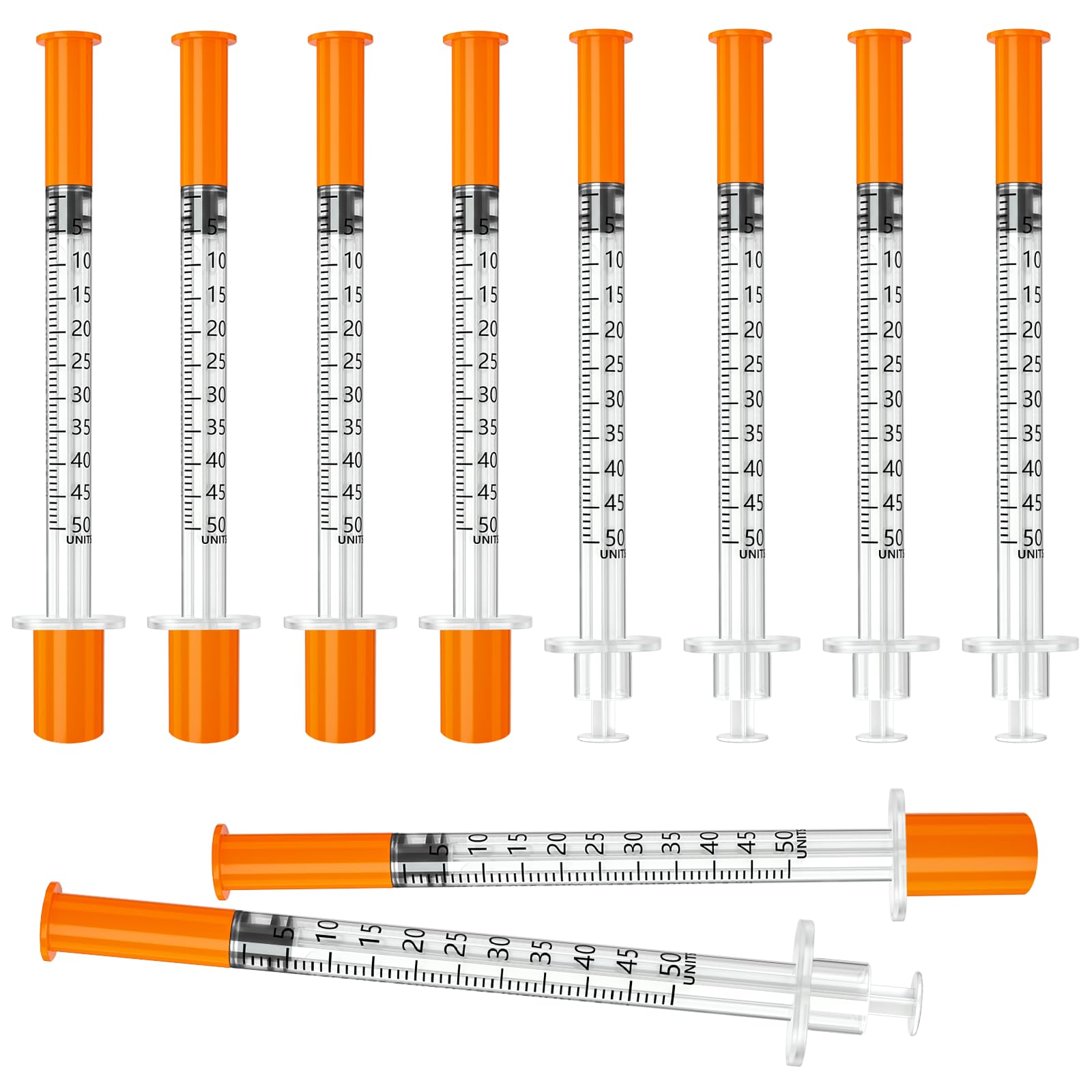 0.5ml 30G 5/16 Inch 8mm, 100 Pack Lab Supplies Individual Wrapped