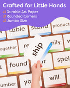 Sight Words Flash Cards Kindergarten - 120 High Frequency Words from Dolch's and Fry's Lists for 4-6 Years