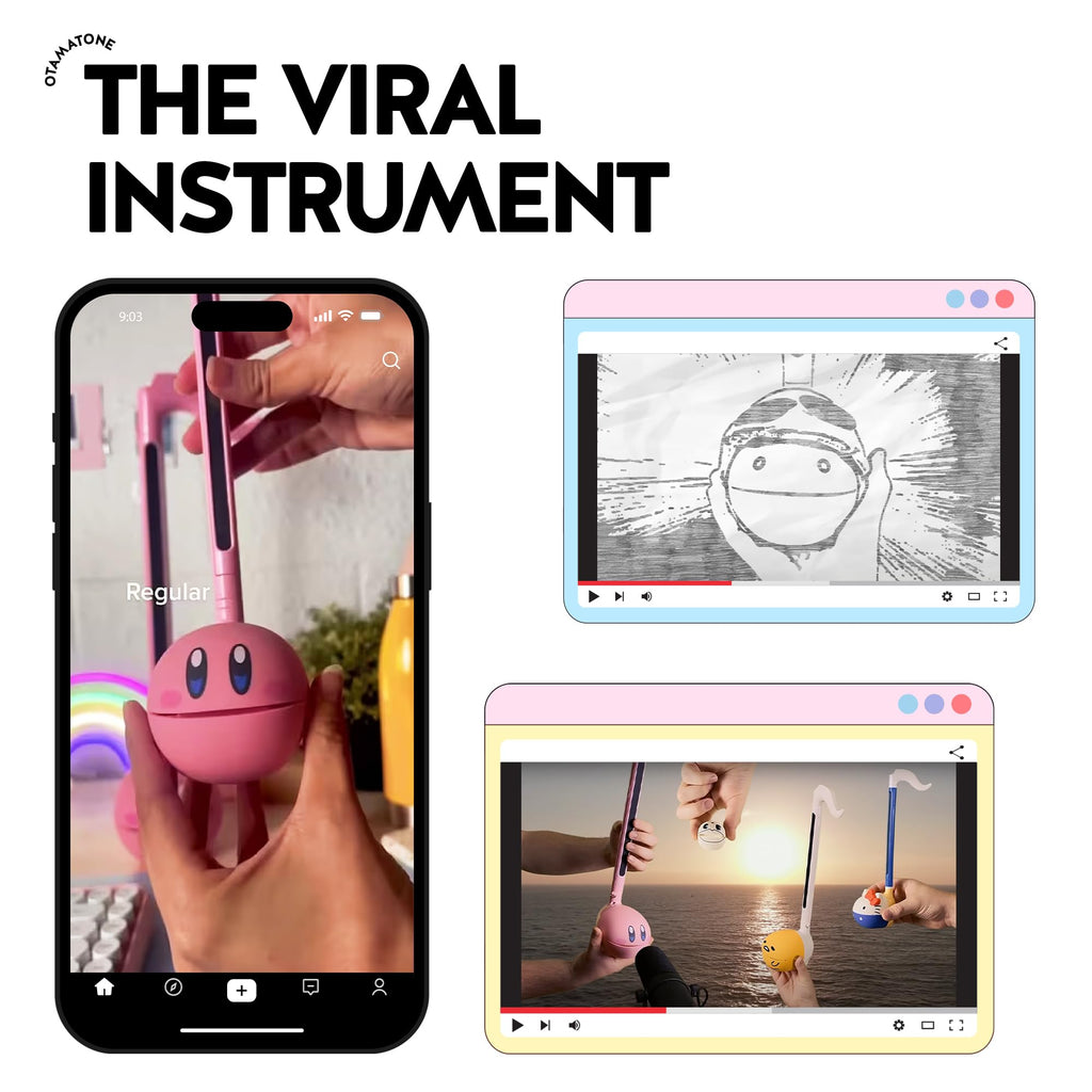 Winning Instrument Otamatone Japanese Electronic Musical Instrument Portable Music ...