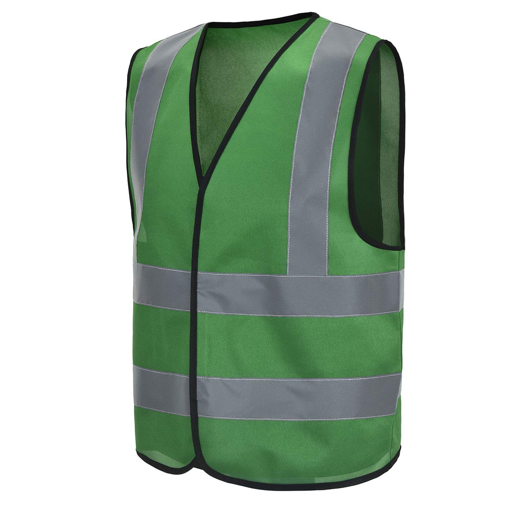 personalise Custom Green xxl High Visibility reflective Safety Vest Logo