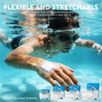 HTLARY Waterproof Transparent Film Dressing with Absorbent Pad 50-Pack Sterile Adhesive Bandages Post-Surgical Wound Cover, Protective Barrier for Sensitive Skin (2.7‘’x4‘’)