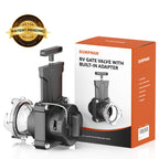 DUMPMAN RV Sewer Gate Valve, Shut Off Valve with Leak-proof Cap, Twist-on Sewer Hose Valve, Fit for 3" Drain Pipe