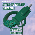 HUANCHAIN 16/3 Gauge Indoor Outdoor Green Extension Cord 50 ft Waterproof