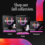 Kotex Ultra Thin Overnight Pads with Wings, Extra Heavy Absorbency, 102 Count (3 Packs of 34) (Packaging May Vary)