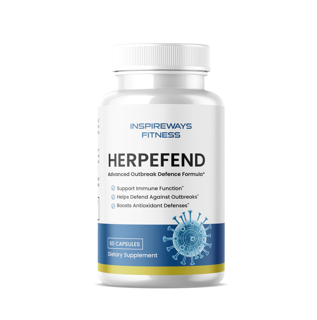 Fitness InspireWays Herpefend Ultra Strength Advanced Daily Immune Support Formula (60 Capsules)