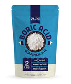 Ecoxall Bulk Boric Acid, 99.9% Pure, Granular, 2 lbs