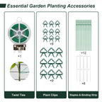 Amoskey Cucumber Trellis, Garden Trellis for Climbing Plants Outdoor, Foldable A-Frame Trellis, Cucumber Trellis for Raised Bed for Cucumbers, Peas, or Tomatoes (Green, Small Grid 48‘’H*34''W)