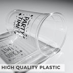 VITEVER [100 Sets - 16oz] Clear Plastic Cups with Lids and Straws, Disposable Iced Coffee Cups for Smoothie, Milkshake, Cold Drinks - BPA free