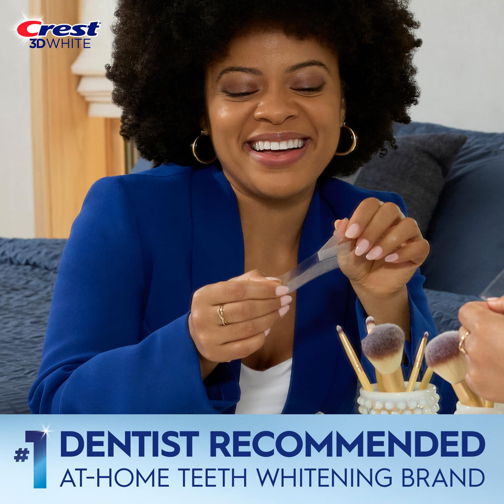 Crest 3D Whitestrips, 1 Week Smile Transformation, Whitestrips 3D White, Teeth Whitening Strip Kit, 14 Treatments (Each with 1 Upper/1 Lower), 28 Strips