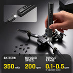 GRENPRO 78-in-1 Precision Electric Screwdriver Set, 3.7V Mini Cordless Screwdriver Kit with LED Display, 5 Adjustable Torque & Manual Handle for Electronics Phone Camera Repair