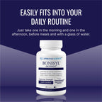 Approved Science Bonesyl - Strengthen Bones, Limit Bone Density Loss - Maintain Overall Bone Health - K2, BioPerine, and Magnesium - 360 Tablets - Vegan - Made in USA