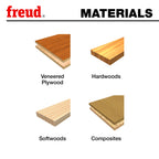 Freud 42-080: 7/8" (Dia.) Bearing Flush Trim Bit with 1/4" Shank