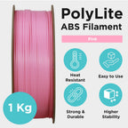 Polymaker ABS Filament Pink 1KG 1.75mm, Heat Resistant, Strength