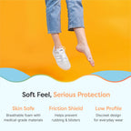 ZenToes Callus Cushions | Water-Resistant Self-Stick Adhesive Corn Pads | Foot, Heel, & Toe Discomfort Relief | Soft Foam for Friction Protection | Ideal for Active Lifestyles | 48-Pack