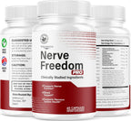 Nerve Freedom Pro - NerveFreedom Pro Capsules, Supplement Support, NerveFreedom All Natural Ingredients, Health Support Advanced Formula, 300 Capsules for 5 Months