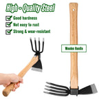 Hoe Garden Tool, Japanese Weeding Hoe - Hoe Cultivator 2 in 1 Hand Garden Tools for Gardening Planting