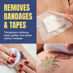 Sting-Free Adhesive Remover - 4 oz Gentle & Pain-Free Bandage, Strong Adhesive Remover - Ideal for Sensitive Skin, Sports Tape, Dialysis Ports, Continuous Blood Glucose Monitoring, Colostomy Bag Care