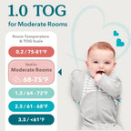 Love To Dream Swaddle UP, Gray, Newborn, 5-8.5 lbs., Dramatically better sleep, Allow baby to sleep in their preferred arms up position for self-soothing, snug fit calms startle reflex