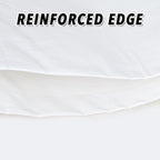 CARTMAN Finished Size 12x40 Feet 10 Mil White Heavy Duty Poly Tarp, Multipurpose Protective Cover, UV Resistant, Waterproof Poly Tarpaulin with Reinforced Edges Tarpaulin with Reinforced Edges