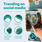 Medi Grade Cooling Face Mask set with Cooling Eye Mask for Puffy Eyes and Insulated Thermo-bag - Soothing Gel Ice Face Mask and Eye Ice Mask for Dark Circles and Puffiness - Cold Face Relaxation