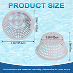 Podoy Pool 8928 Skimmer Basket for Above-Ground and In-Ground Swimming Pool Replacement Parts Compatible with Swimline Hydrotools 8928 Olympic ACM88 4-Pack