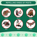 Rodent Mouse Repellent Balls 14 Pack, Moth Balls for Rodents Mouse Deterrent, Peppermint Oil Pest Control for Rodents, Squirrels, Skunk, Mole, Gopher, Pets Safe, Indoor and Outdoor Use