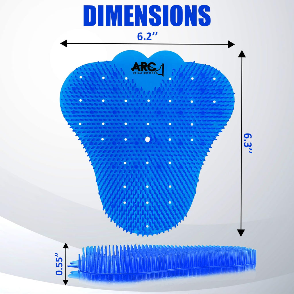 ARC Urinal Screens - Anti-Splash Urinal Screens Deodorizer (10 Pack) | Urinal Cake | Long Lasting Scent to Eliminate Odors | Used for Bathrooms in Bars, Restaurants, Schools, and other Businesses