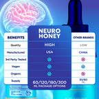Neuro Honey Drops, NeuroHoney Drops with All Natural Ingredients, Advanced Neuro Honey Drops Overall Health and Wellness Vitamin Supplement Formula with Maximum Strength Multivitamins (30 Servings)