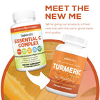 Paleovalley - Organic Turmeric Complex - Full Spectrum Organic Turmeric with Health-Supportive Superfoods - 56 Vegetarian Capsules - Support Joints, Immunity, Brain and Heart Health