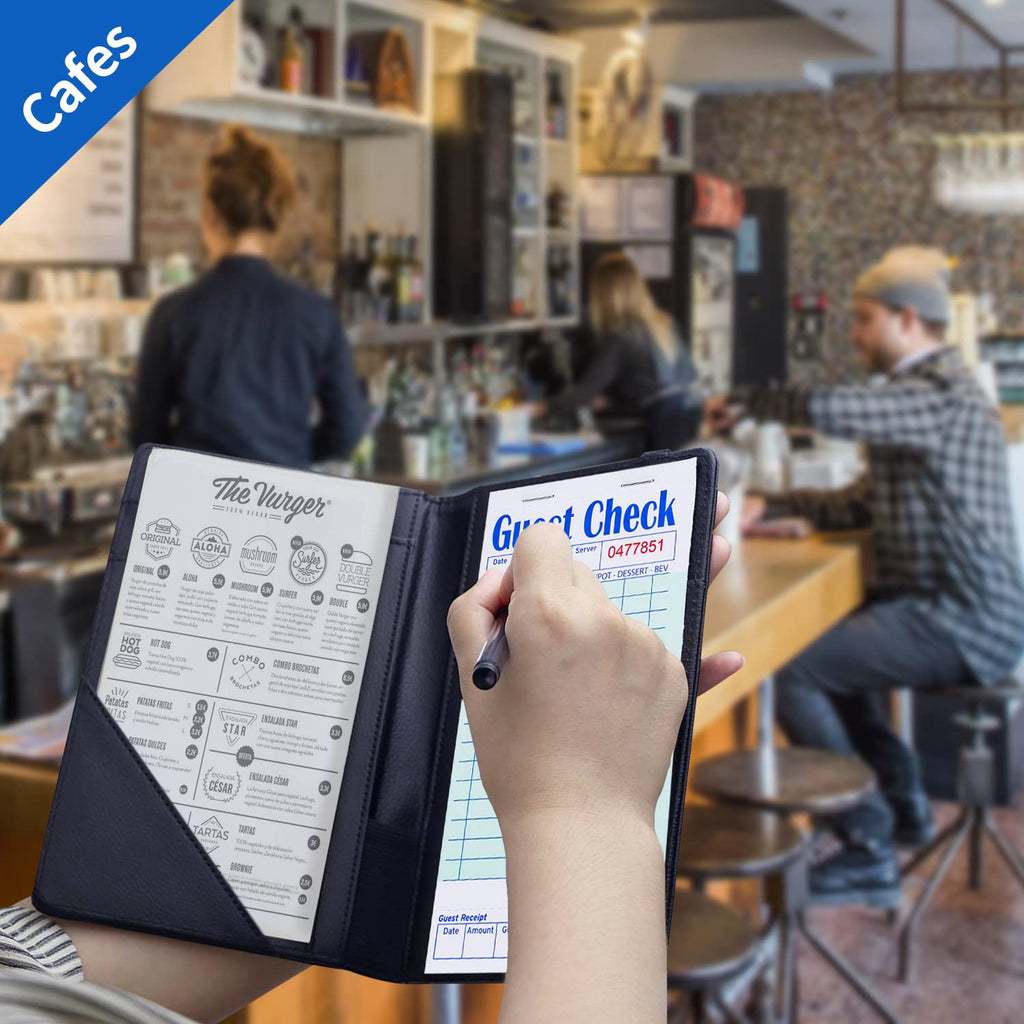 Methdic Guest Checks Server Note Pads 1000 Orders Waitress Notepad for Restaurants (20 Books)