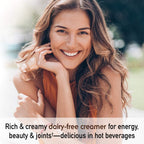 Garden of Life Grass Fed Collagen Creamer Powder - Chocolate, 12 Servings, Powder for Coffee Energy Beauty Joints, Collagen Peptides with Coconut MCTs, Keto Protein Supplements