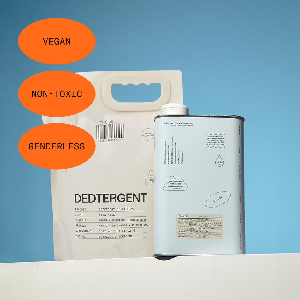 DedCool Liquid Laundry Detergent in 01 Taunt | Luxurious Scent | Stain-Removing Formula | Infused with Natural Essential Oils | Non-Toxic | Up to 120 Washes | 64 fl oz