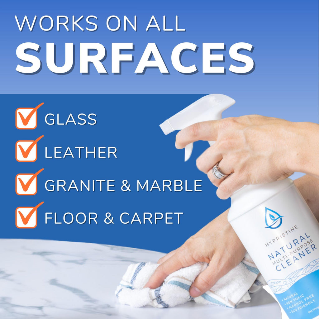 Hypristine Natural Multipurpose Surface Cleaner, 32 fl oz Spray Bottle