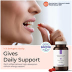 Molecular Fertility CoQ10 Ubiquinol with VESIsorb - Coenzyme Q10 Kaneka QH Ubiquinol Form 100mg Supplement for Women & Men - High Absorption, Reproductive Wellness & Fertility Support - 90 Softgels