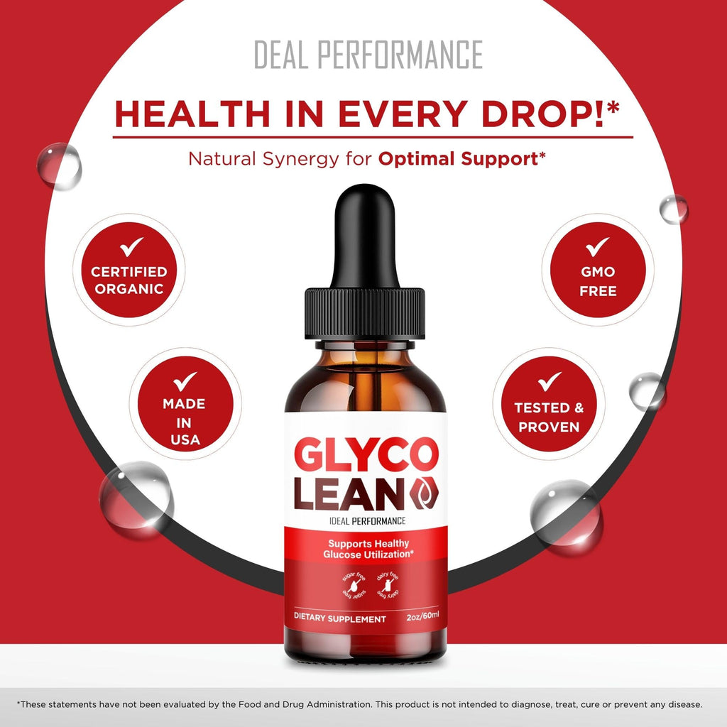 IDEAL PERFORMANCE Glyco Lean Drops, GlycoLean Droppers Reviews (5 Pack)