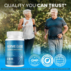 (5 Pack) Nerve Ease Capsules - Nerve Ease Advanced Nerve Support Pills, NerveEase Support Maximum Strength All Natural Premium Formula for Overall Health & Wellness, 300 Capsules for 5 Months