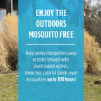 Grandpa Gus's Mosquito Repellent Bracelets - Wearable Bug Repellent Bands for Kids and Adults, DEET-Free, Plant-Based Essential Oils, Up to 300 Hours, Outdoor Activities, Camping and Hiking, 24 Pack