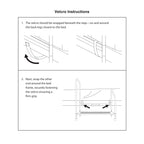 Step2Bed Bed Rails For Elderly with Adjustable Height Bed Step Stool & LED Light for Fall Prevention - Portable Medical Step Stool comes with Handicap Grab Bars making it easy to get in and out of bed