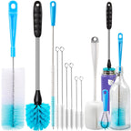 Holikme Bottle Brush Tube Cleaning Lab Set with Long Handle,White