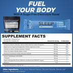 Keto Vitals Sleep Drink Electrolyte Sleep Powder Packets - Fast-Acting Sleep Blend of Melatonin 3mg, GABA, L-Theanine, & Ashwagandha - Elderberry, 30 Count