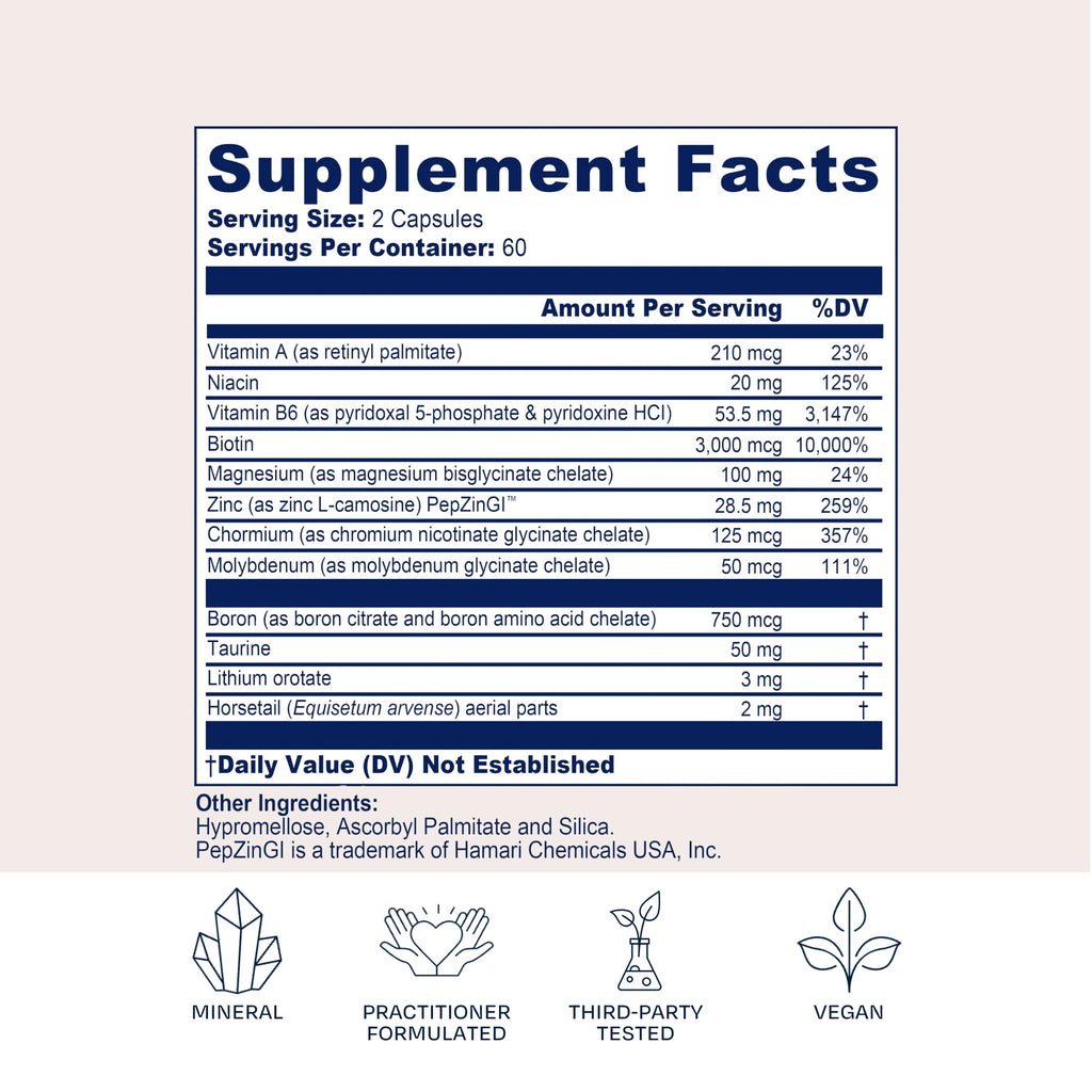 BioPure Core-S Mineral Supplement – Highly Bioavailable Minerals, Vitamins, Amino Acids, & Herbs to Support Nutritional Maintenance, Optimize Metabolism, and Promote Overall Well-Being – 120 Capsules