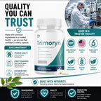(5 Pack) Trimoryn Capsules, Official Trimoryn Pills with All Natural Ingredients, Advanced Trimorin Wellness Support Supplement, Max Strength Healthy Lifestyle Vitamins for Women & Men (300 Capsules)