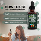 Clean Nutra Thyroid Support Drops Selenium Zinc Iodine L Tyrosine KSM66 Ashwagandha Vitamin D3 B12 A C Turmeric Kelp Schisandra Guggul Cayenne Basil Liquid Supplement Folate Copper Thyro Bloom Drop